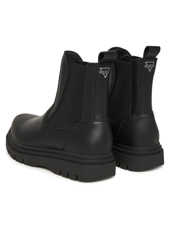 Guess Guess Členková obuv s elastickým prvkom FMFFER LEA10 Čierna