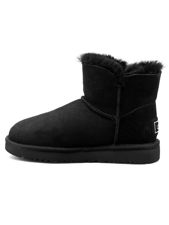 Ugg Ugg Snehule W Mini Bailey Button Bling 1016554 Čierna