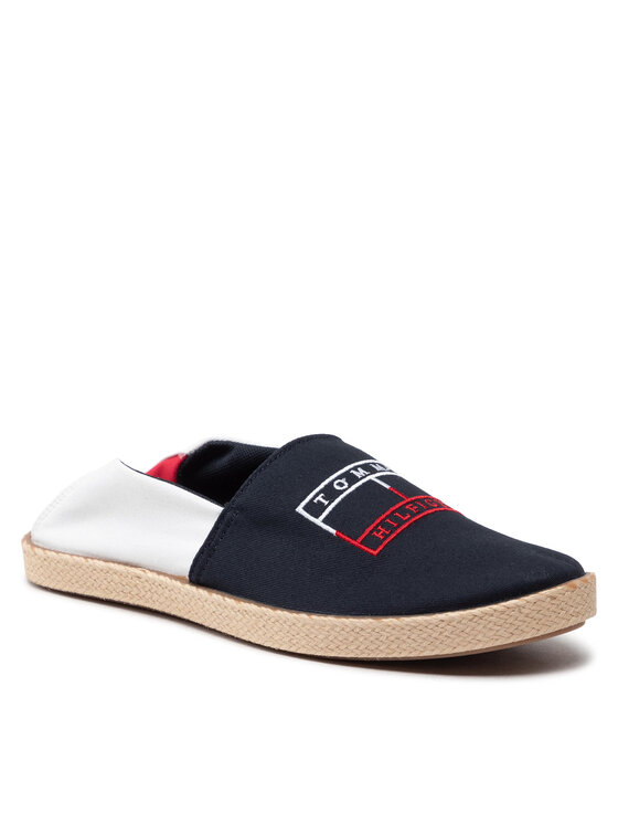 Tommy Hilfiger Tommy Hilfiger Espadrilles Color Block Espadrille FM0FM04057 Tumši zils