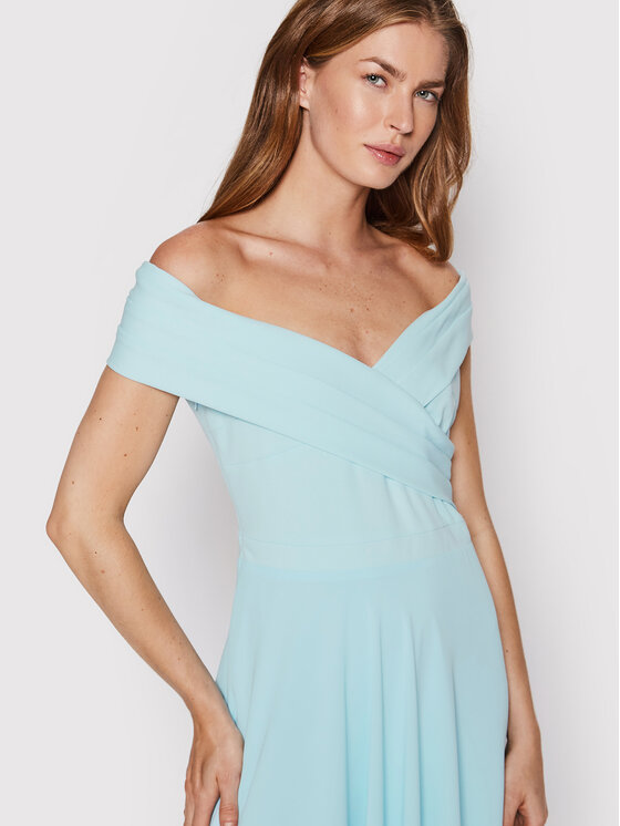 Rinascimento Rinascimento Večernja haljina CFC0108697003 Plava Regular Fit