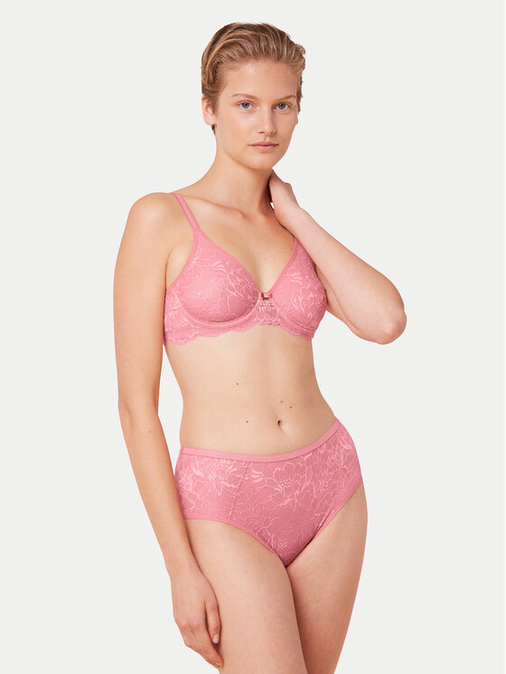 Triumph Triumph Biustonosz z fiszbiną Amourette Charm T10214458 Różowy