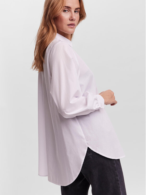 Vero Moda Vero Moda Πουκάμισο 10264952 Λευκό Regular Fit
