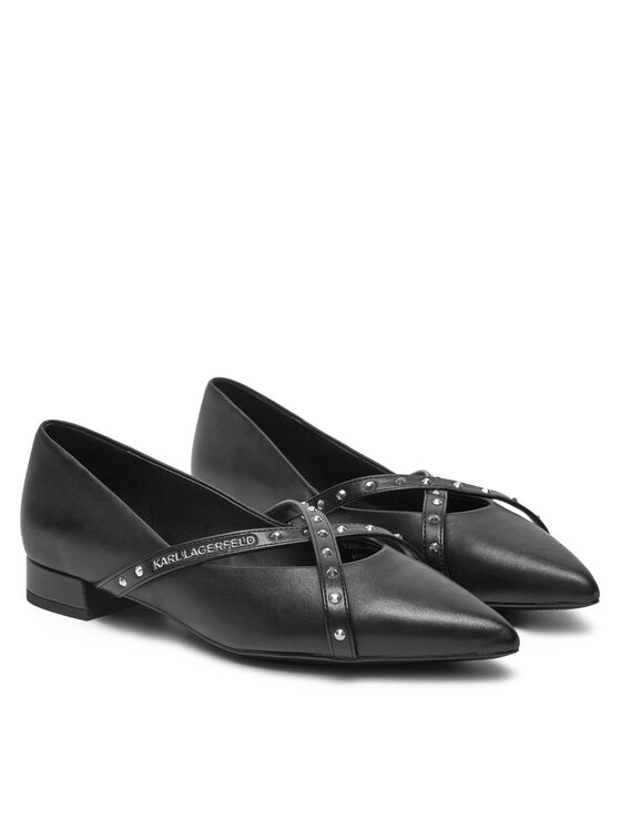 KARL LAGERFELD KARL LAGERFELD Μπαλαρίνες Kerrie KL40155 Μαύρο
