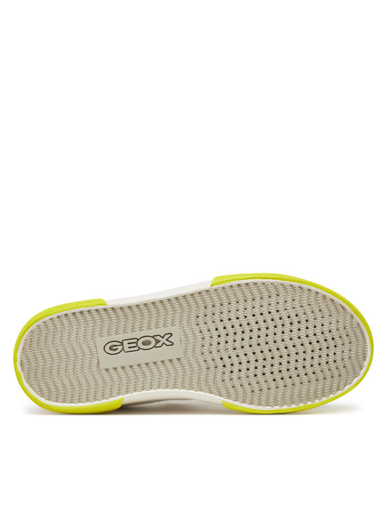 Geox Geox Сникърси J Gisli J555CD 5410 C0551 M Бял