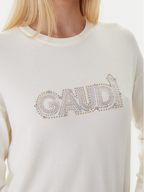 Gaudi Gaudi Svetr 521BD53023 Béžová Regular Fit