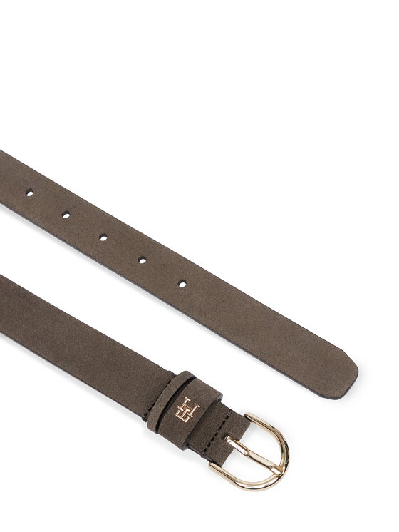 Tommy Hilfiger Tommy Hilfiger Ζώνη Essential Effortless 2.5 Suede AW0AW19793 Καφέ