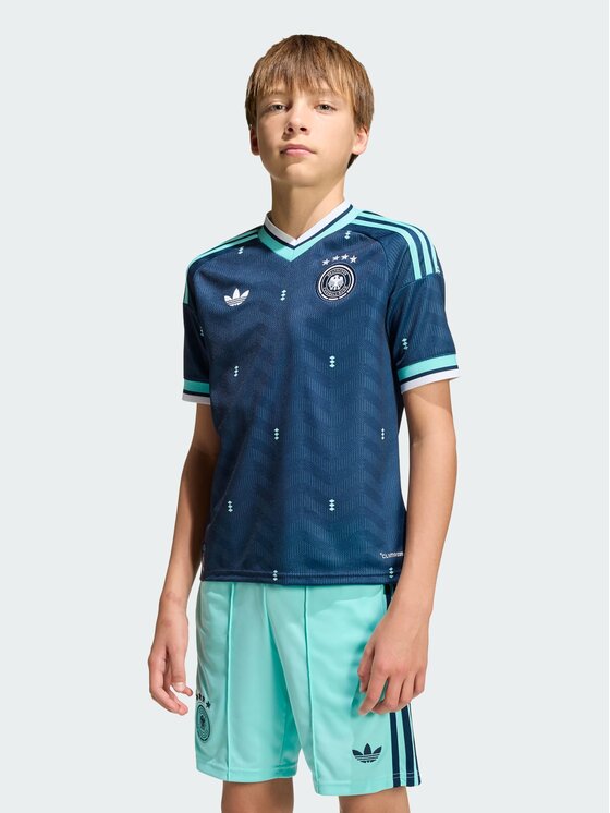 adidas adidas Koszulka techniczna 162218 Niebieski jasny Slim Fit