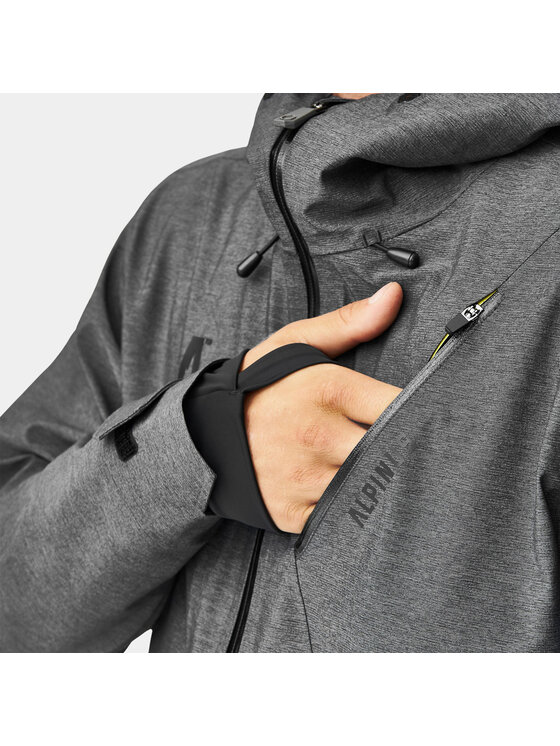 Alpinus Alpinus Kurtka hardshell Stromlo Czarny Regular Fit