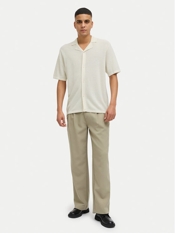 Jack&Jones Jack&Jones Polo marškinėliai Orion 12268226 Écru Relaxed Fit