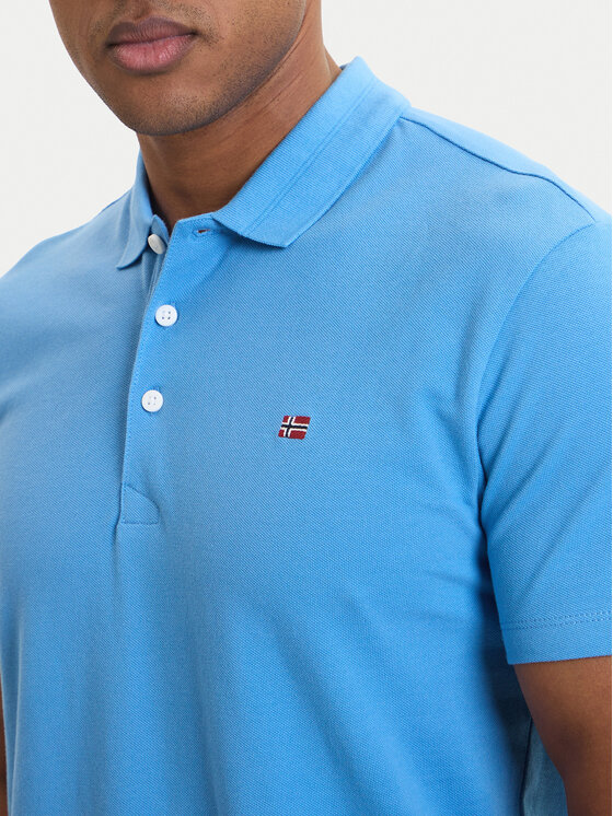 Napapijri Napapijri Polo särk Ealis NP0A4H8B Sinine Regular Fit