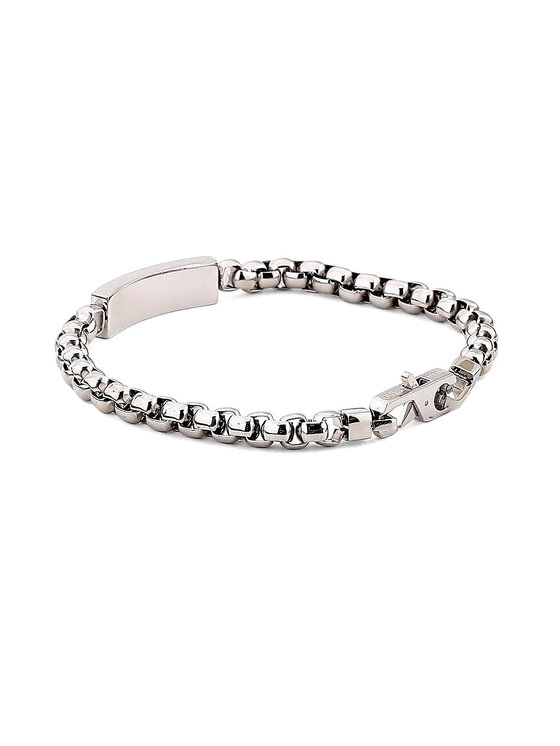 Guess Guess Náramek JUMB03028JW-ST-L Stříbrná