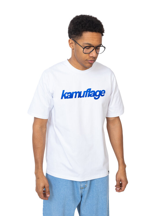 Kamuflage Kamuflage T-Shirt V12 Biały Oversize