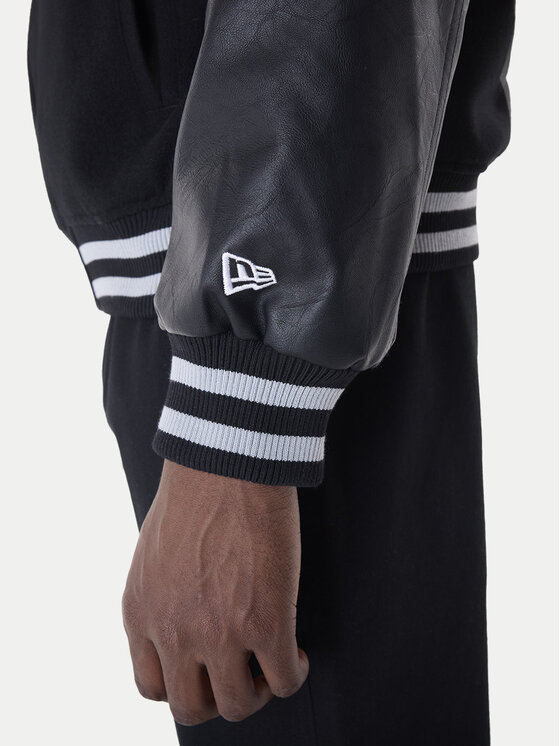 New Era New Era Bomber dzseki New Era NFL Las Vegas Raiders Varsity 60596371 Fekete Regular Fit