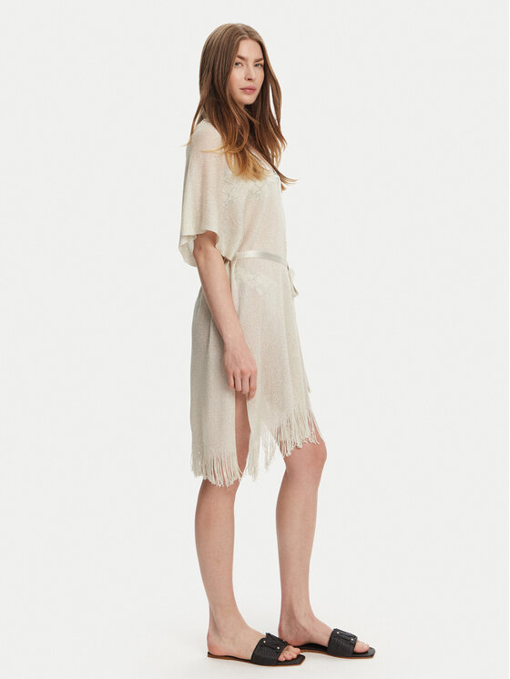 Max Mara Beachwear Max Mara Beachwear Kimono Donolla 2516691039 Bež Relaxed Fit