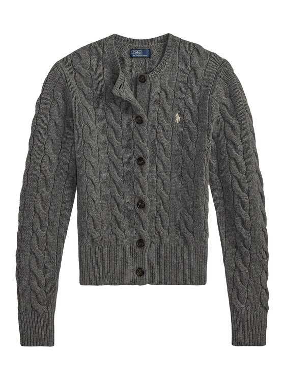 Polo Ralph Lauren Polo Ralph Lauren Pletena jopica 211972104500 Siva Slim Fit
