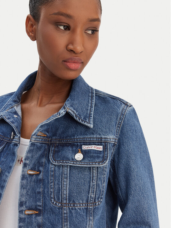 Calvin Klein Jeans Calvin Klein Jeans Farmer kabát 90s LV047E629G Kék Regular Fit
