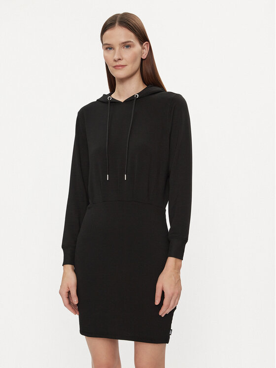 DKNY Sport Vestito di maglia DP3D4832 Nero Relaxed Fit, taglia : XS