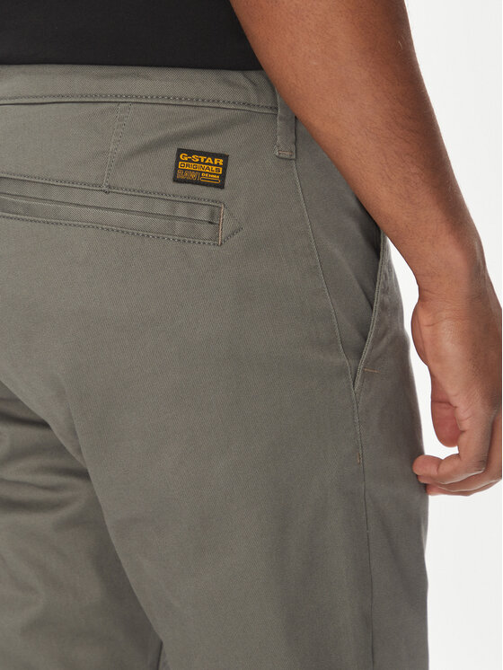 G-Star Raw G-Star Raw Chinosy Chino 3.0 D25179-C105 Szary Skinny Fit