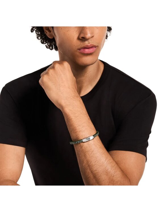Emporio Armani Emporio Armani Bransoletka EGS3320040 Zielony