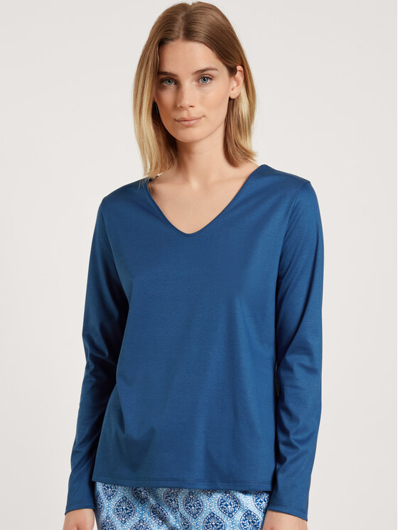 Calida Calida T-Shirt 15334 Granatowy Regular Fit
