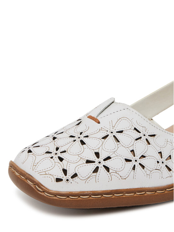 Rieker Rieker Halbschuhe 41356-80 Weiß