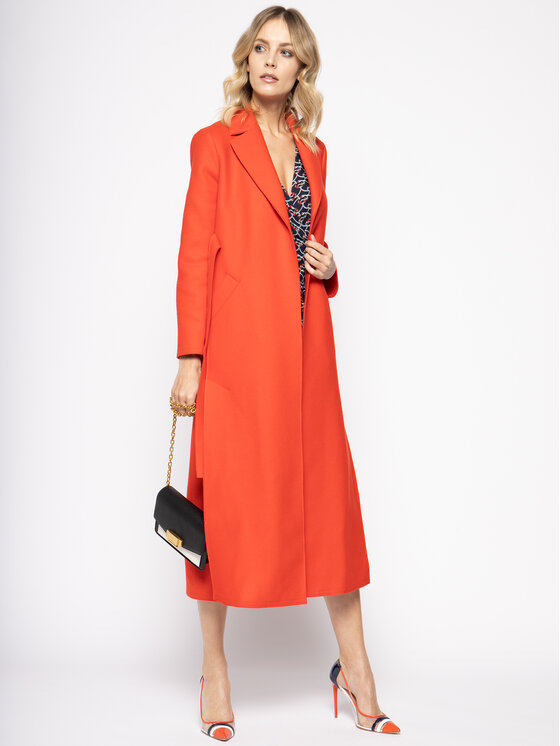 MAX&Co. MAX&Co. Μάλλινο παλτό Casella 70110120 Κόκκινο Regular Fit