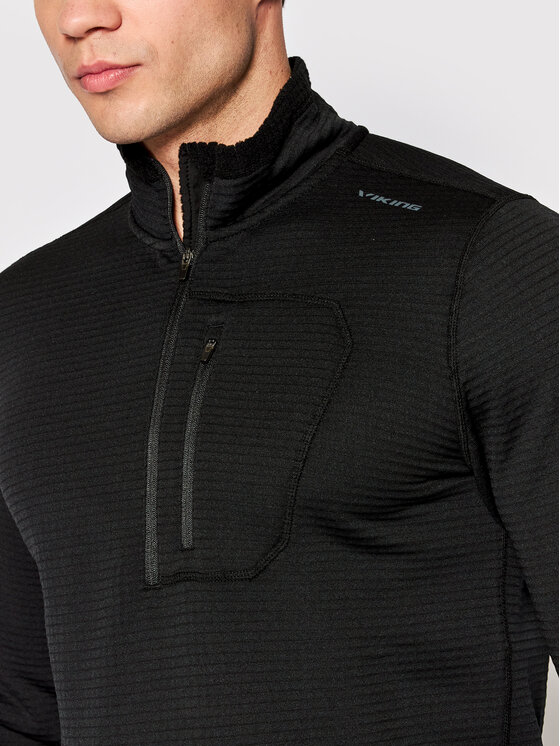 Viking Viking Pulóver Admont 740/23/9890 Fekete Slim Fit