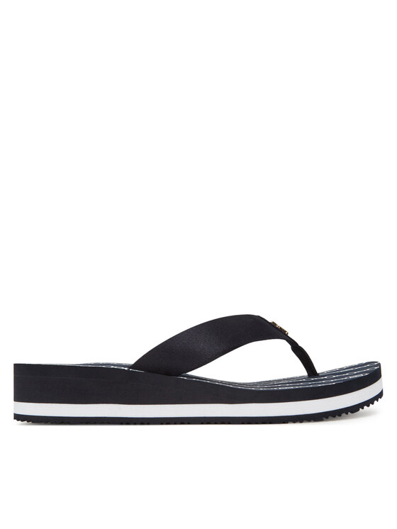 Tommy Hilfiger Tommy Hilfiger Japonke Im Th Chainprint Midwedge Sandal FW0FW08527 Mornarsko modra