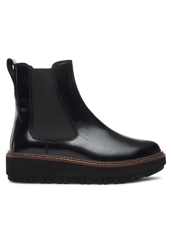 Clarks Clarks Kotníková obuv s elastickým prvkem Orianna W Up 261748214 Černá