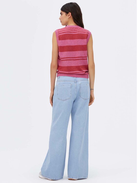 Americanos Americanos Weste Cambridge Bunt Slim Fit