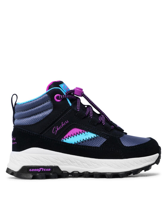 Skechers Skechers Ghete Let's Explore 302949L/BKMT Negru