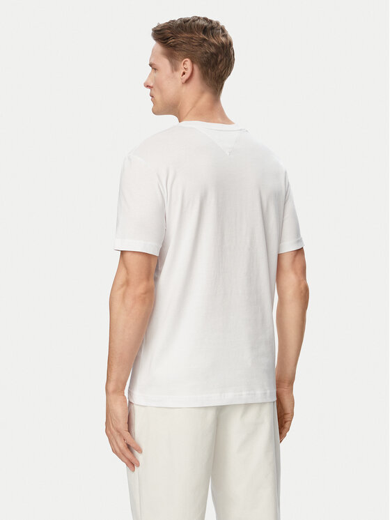 Tommy Hilfiger Tommy Hilfiger Marškinėliai Brand Love MW0MW44359 Balta Regular Fit