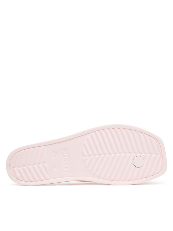 Crocs Crocs Žabky Miami Square Flatform Flip 214161 Světle růžová