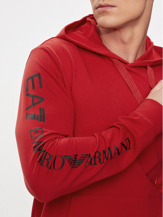 EA7 Emporio Armani EA7 Emporio Armani Bluza 8NPM18 PJ05Z 1461 Czerwony Regular Fit
