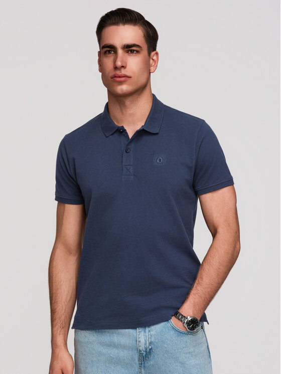 Ombre Ombre Polo OM-POBS-0171 Kolorowy Regular Fit