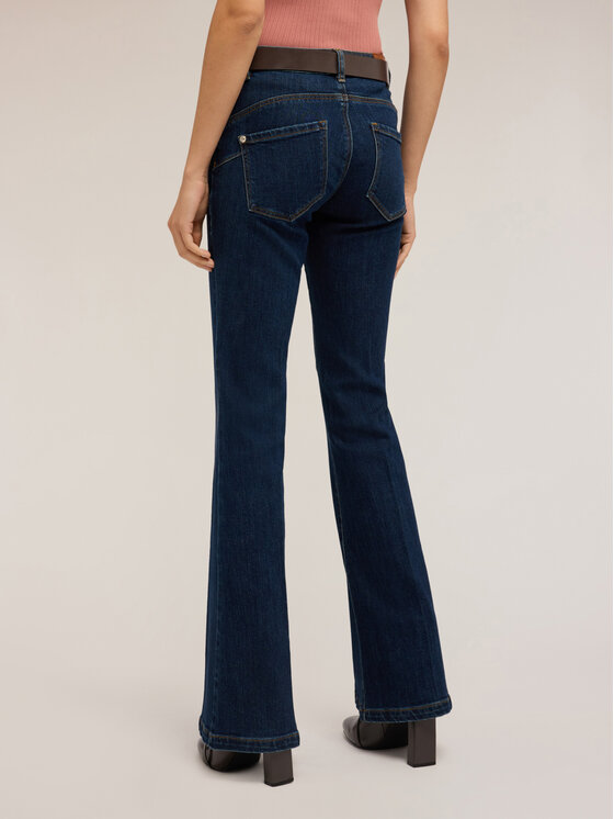 Motivi Motivi Jeansy P427Q404035N034 Niebieski Flare Fit