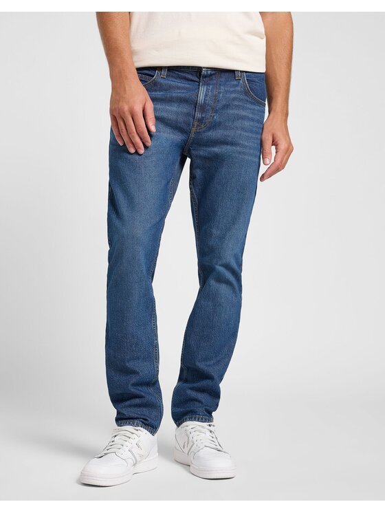 Lee Lee Jeansy RIDER Niebieski Slim Fit