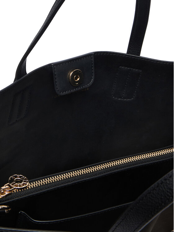 Tommy Hilfiger Tommy Hilfiger Torbica Th Icon Satchel AW0AW18723 Crna