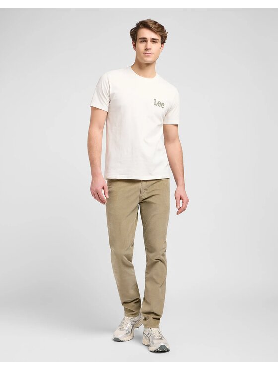 Lee Lee Spodnie materiałowe SLIM FIT MVP Beżowy Slim Fit