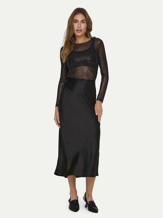 JDY JDY Блузка Hubby 15336986 Чорний Regular Fit