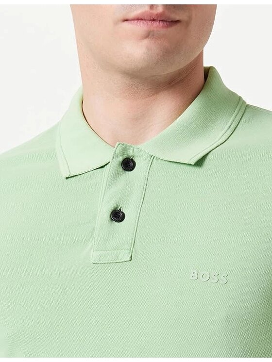 BOSS BOSS Polo 50507813-372 Zielony Regular Fit