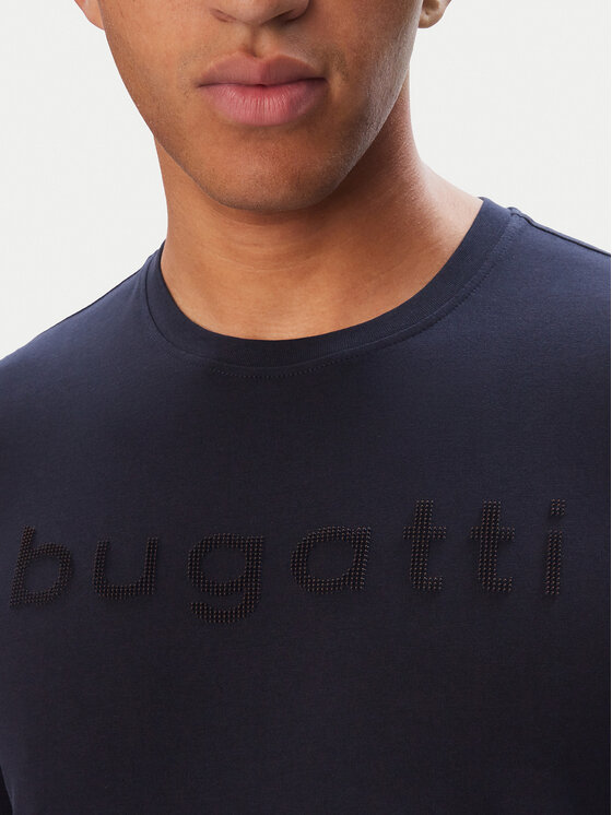 Bugatti Bugatti T-Shirt 8350-25048F Dunkelblau Regular Fit