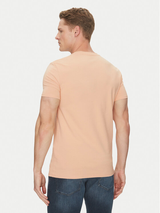 Guess Guess T-shirt M2YI24 J1314 Narančasta Slim Fit