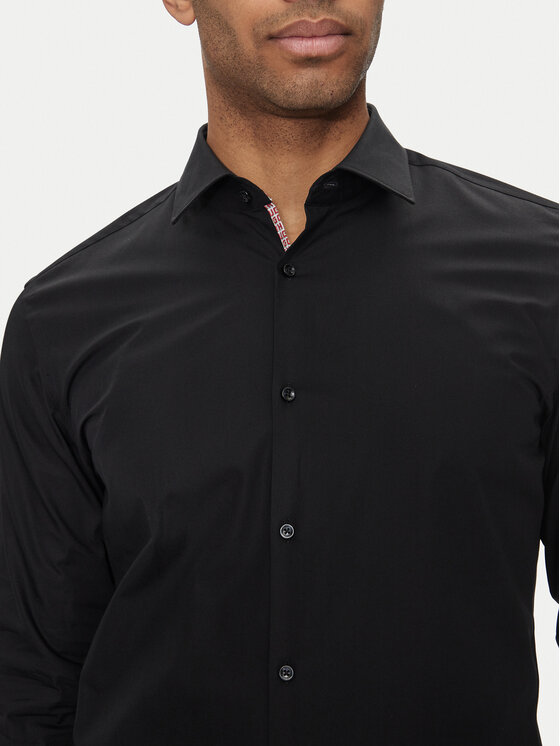 HUGO Hugo Camicia Koey 50519819 Nero Slim Fit