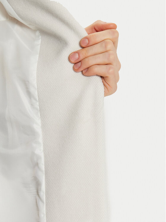Artigli Artigli Płaszcz przejściowy ACCP000317 Écru Regular Fit