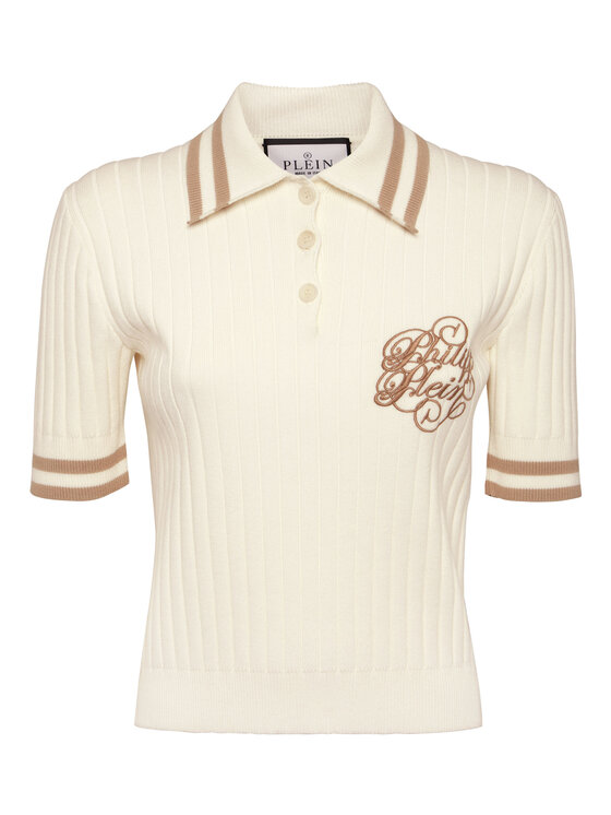 PHILIPP PLEIN PHILIPP PLEIN Polo 27245 Biały