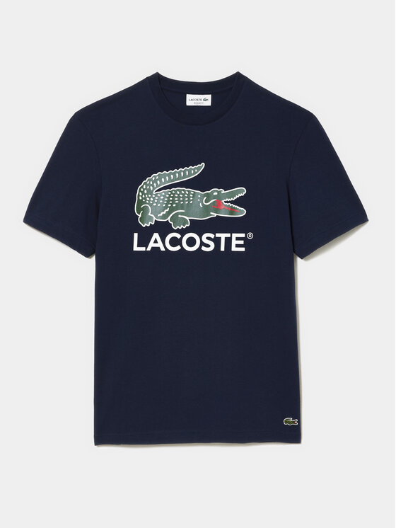Lacoste Lacoste T-Shirt TH1285 Dunkelblau Regular Fit
