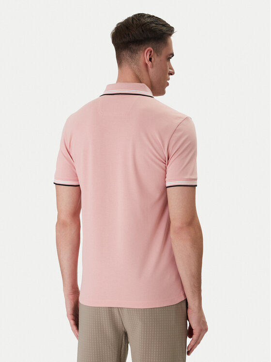 BOSS BOSS Polo Paul 50506193 Różowy Slim Fit