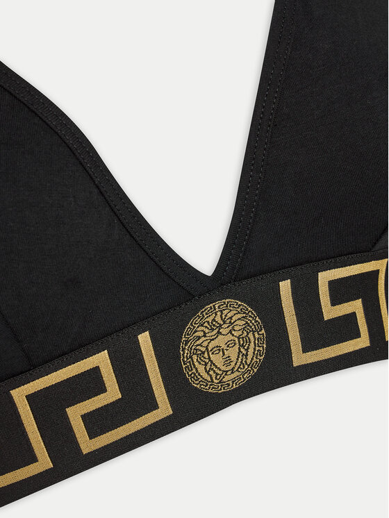 Versace Versace Podprsenka Bralette AUD01047 1A10011 Čierna
