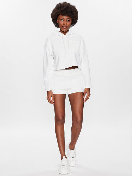 Ugg Ugg Felpa di pile Myley 1136879 Bianco Regular Fit